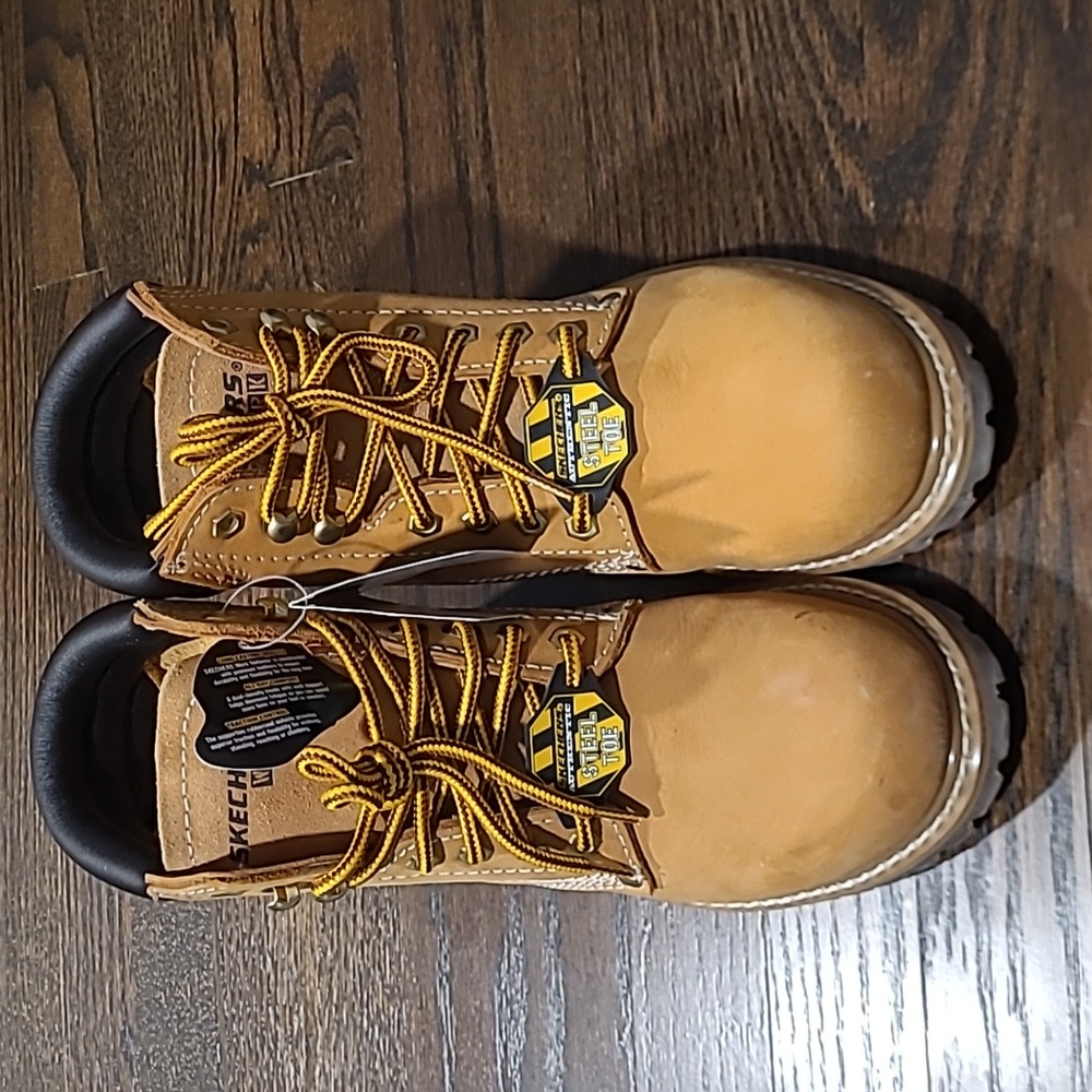 Brand new steel toe boots